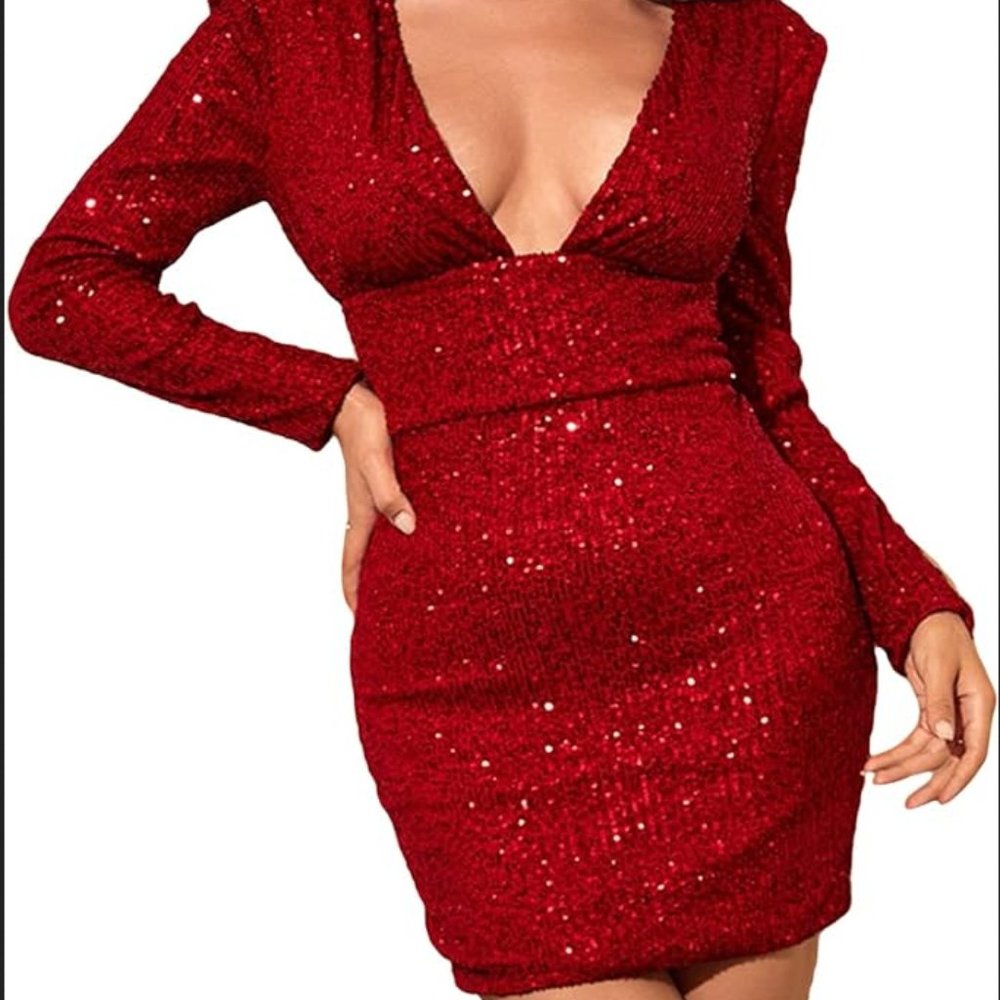 Mini sequin dress